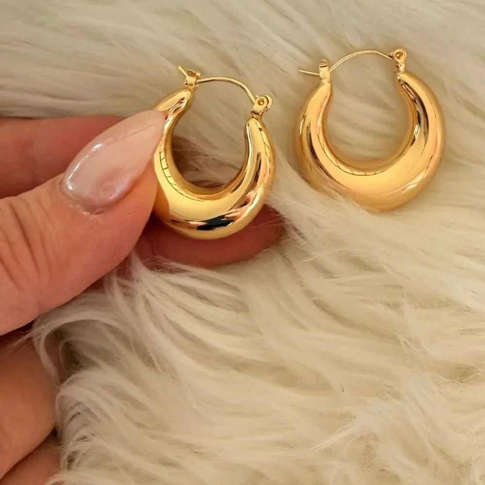 Gold Hoop Earrings